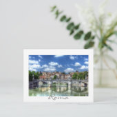 Tiber in de Roma, Italië Briefkaart (Staand voorkant)