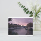 Tiber River op Sunset.png Briefkaart (Staand voorkant)