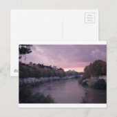 Tiber River op Sunset.png Briefkaart (Voorkant / Achterkant)