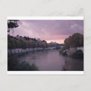 Tiber River op Sunset.png Briefkaart