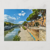 Tiber River, Rome, Italië Briefkaart (Voorkant)