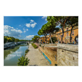 Tiber River, Rome, Italië Perfect Poster (Voorkant)