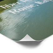 Tiber River, Rome, Italië Perfect Poster (Hoek)