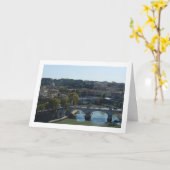 Tiber, Rome, Italië Kaart (Gele Bloem)