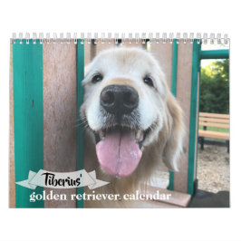 Tiberius' 2021 Golden Retriever Dog Calendar Kalender