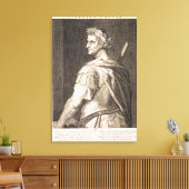 Tiberius Caesar (10 voor Christus - 54 AD) keizer  Canvas Afdruk (Insitu (Woonkamer))
