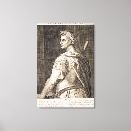Tiberius Caesar (10 voor Christus - 54 AD) keizer  Canvas Afdruk (Voorkant)