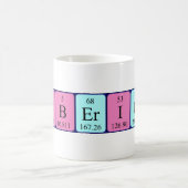 Tiberius periodieke tabelnaam mok (Center)