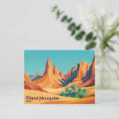 Tibesti-gebergte Tsjaad Briefkaart (Staand voorkant)