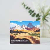 Tibesti-gebergte Tsjaad Briefkaart (Staand voorkant)