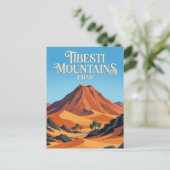 Tibesti-gebergte Tsjaad Briefkaart (Staand voorkant)