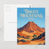 Tibesti-gebergte Tsjaad Briefkaart (Voorkant / Achterkant)