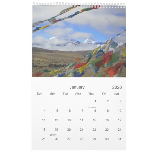 Tibet Agenda 2011 Kalender (Jan 2026)
