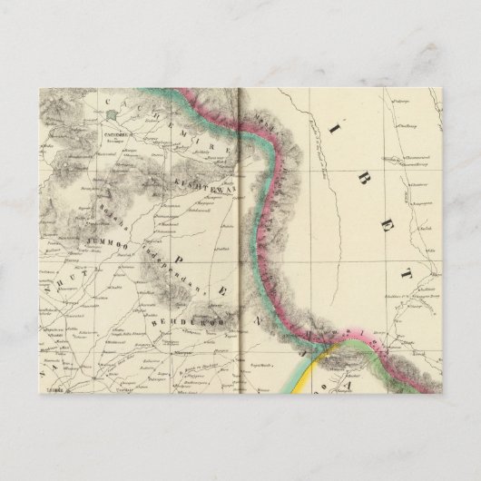 Tibet, Azië 68 Briefkaart (Voorkant)