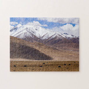 Tibet - Berglandschap met yaks Legpuzzel