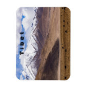 Tibet - Berglandschap met yaks Magneet (Verticaal)