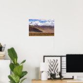 Tibet - Berglandschap met yaks Poster (Thuiskantoor)