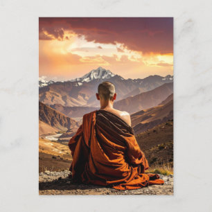 Tibet - Boeddhisme - Meditatie Briefkaart