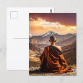 Tibet - Boeddhisme - Meditatie Briefkaart (Voorkant / Achterkant)