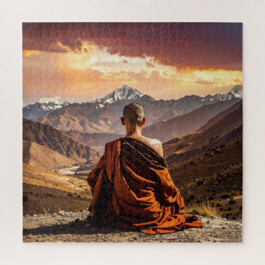 Tibet - Boeddhisme - Meditatie Legpuzzel (Verticaal)