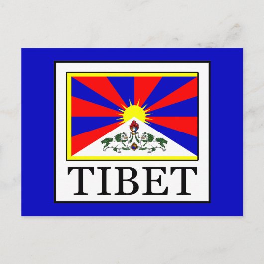 Tibet Briefkaart (Voorkant)