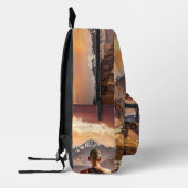 TIbet - Buddhism - Meditation Bedrukte Rugzak (Links)