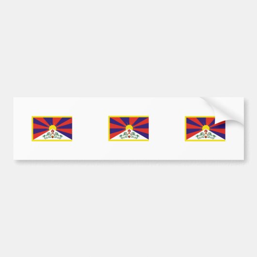 Tibet Bumpersticker (Voorkant)