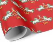 Tibet Cadeaus wrapping, Tibetaanse vlag, Leeuwen / Cadeaupapier (Rol Hoek)