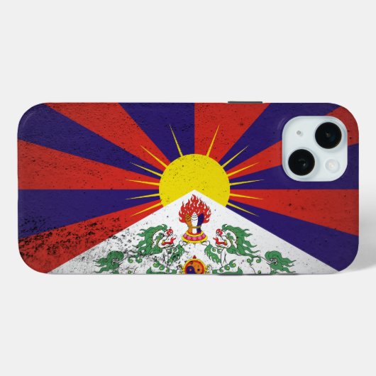 Tibet Case-Mate iPhone Case (Achterkant (horizontaal))