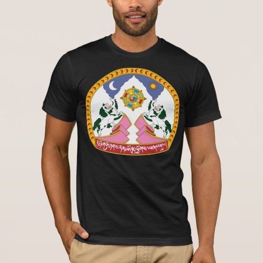 Tibet Emblem T-Shirt (Voorkant)
