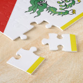 Tibet en sneeuwpoppen, Tibetaanse vlag - de Himala Legpuzzel (Zijkant)