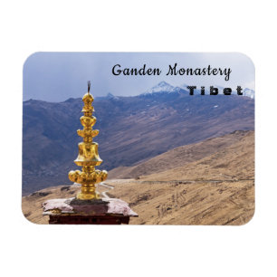 Tibet - Ganden boeddhistisch klooster Magneet