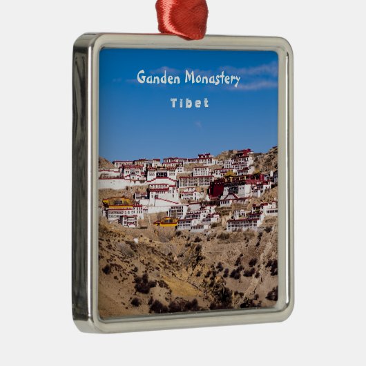 Tibet - Ganden boeddhistisch klooster Metalen Ornament (Rechts)