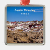 Tibet - Ganden boeddhistisch klooster Metalen Ornament (Voorkant)