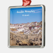Tibet - Ganden boeddhistisch klooster Metalen Ornament (Links)