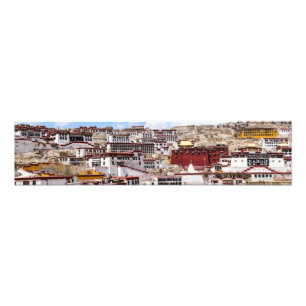 Tibet - Ganden boeddhistische klooster Foto Afdruk