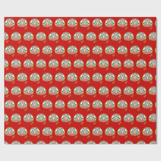 Tibet Gifts wrapping, Tibetaanse vlag, Embleem / R Cadeaupapier (Vlak)