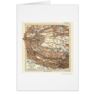 Tibet Hedin Expedition Map 1909