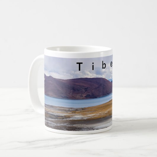 Tibet - Heilige meer Yamdrok - Koffiemok (Voorkant links)