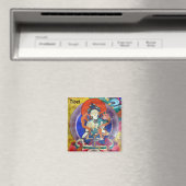Tibet - Heruka Buddha, Oudheid (Fridge Magnet) Magneet (Insitu (Vaatwasser))