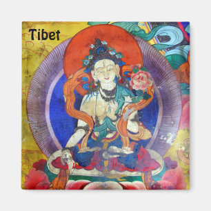 Tibet - Heruka Buddha, Oudheid (Fridge Magnet) Magneet