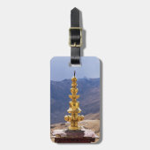Tibet - het klooster Ganden Buddhist Bagagelabel (Voorkant verticaal)