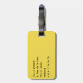 Tibet - het klooster Ganden Buddhist Bagagelabel (Achterkant verticaal)