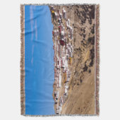 Tibet - het klooster Ganden Buddhist Deken (Voorkant Verticaal)