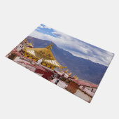 Tibet - het klooster Ganden Buddhist Deurmat (Schuin)