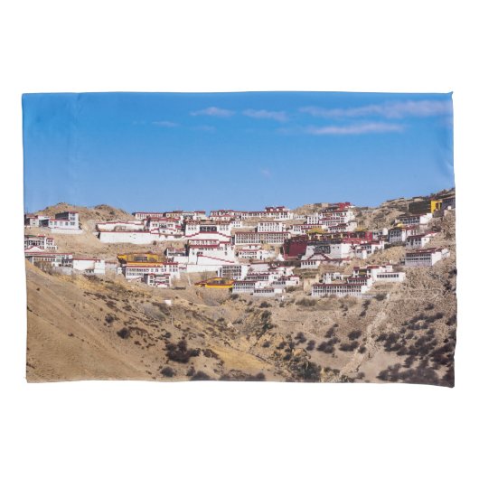 Tibet - het klooster Ganden Buddhist Kussensloop (Voorkant)