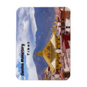 Tibet - het klooster Ganden Buddhist Magneet (Verticaal)