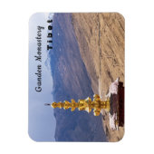 Tibet - het klooster Ganden Buddhist Magneet (Verticaal)