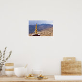 Tibet - het klooster Ganden Buddhist Poster (Keuken)