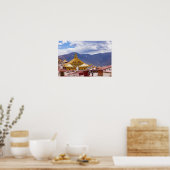 Tibet - het klooster Ganden Buddhist Poster (Keuken)